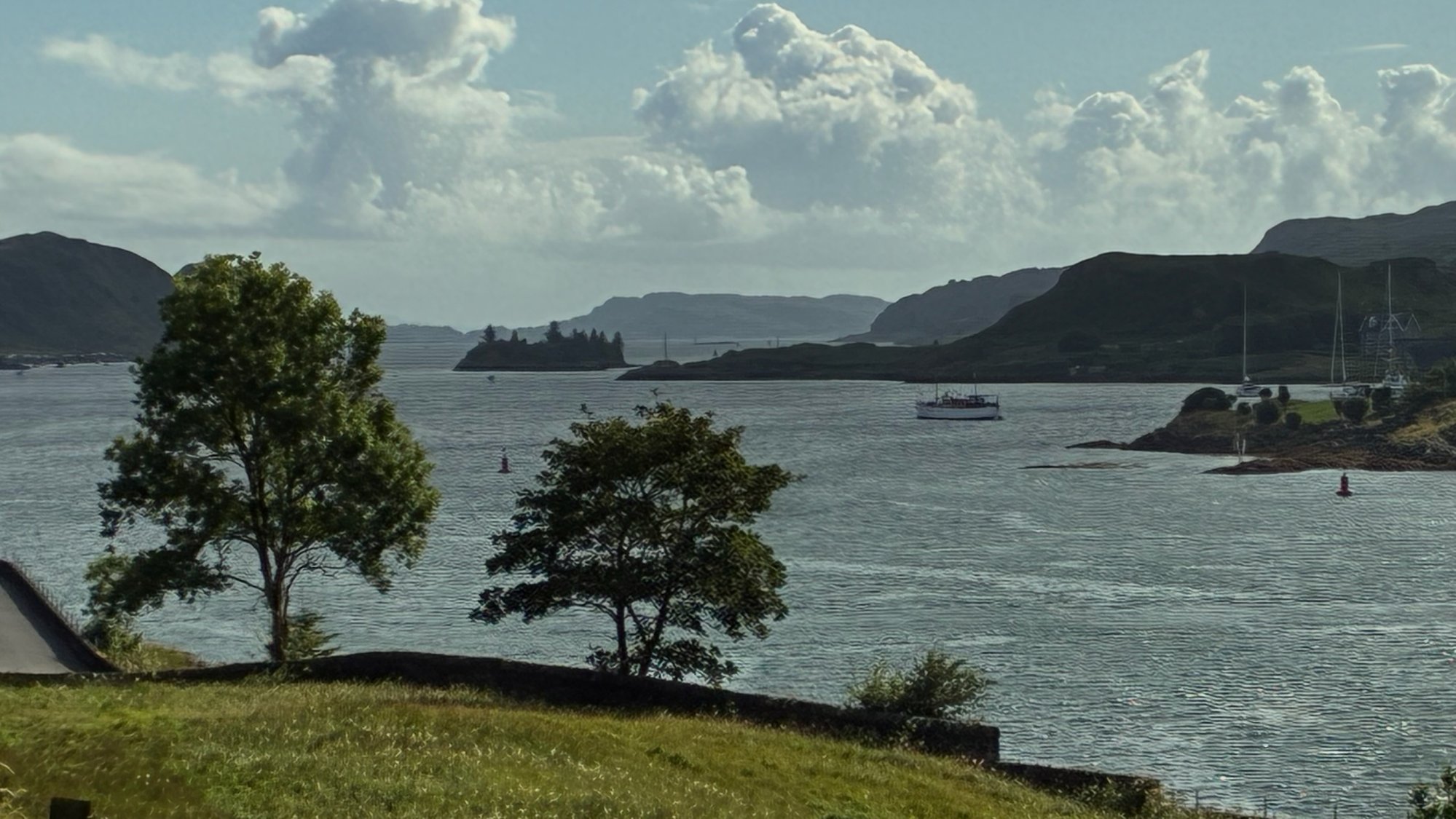 depuis un loch autour d’oban